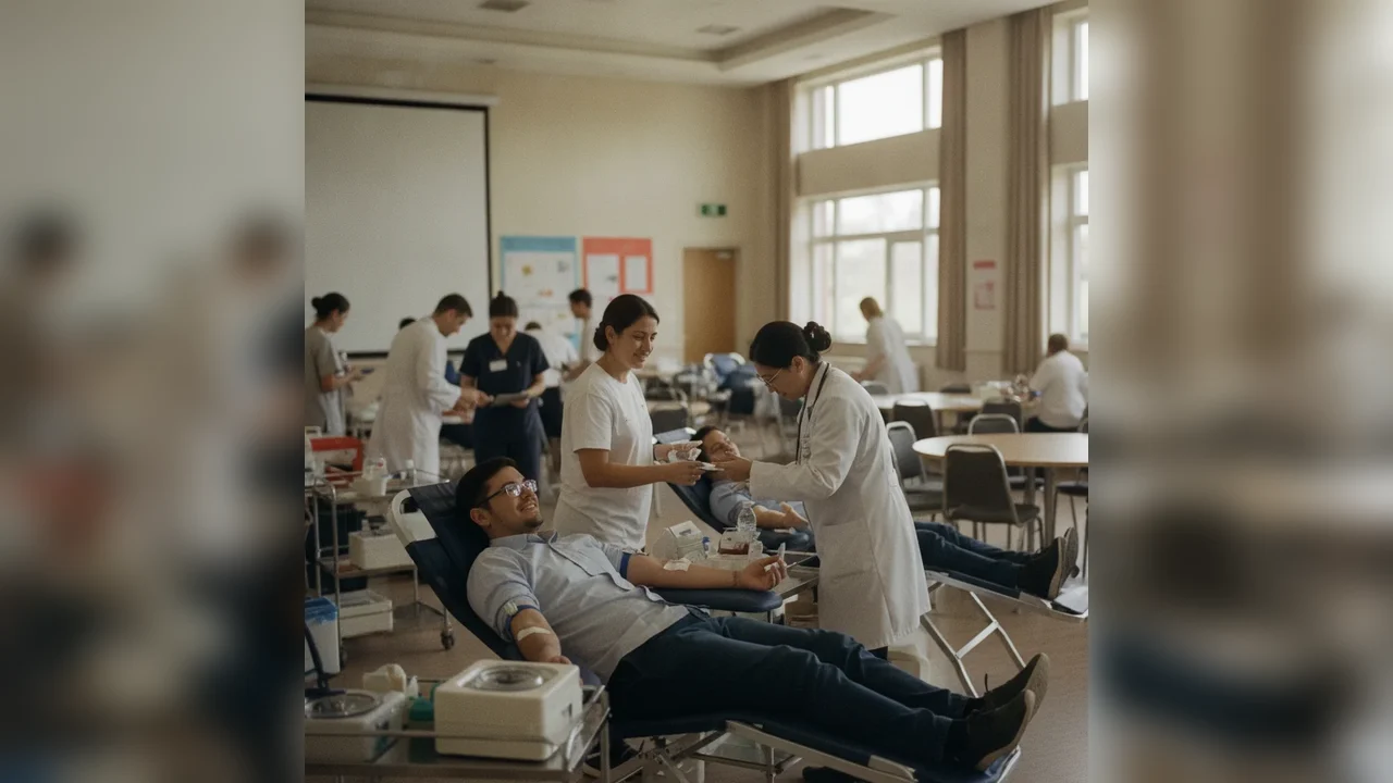 60 de donatori au colectat 27 de litri de sânge la a treia campanie
