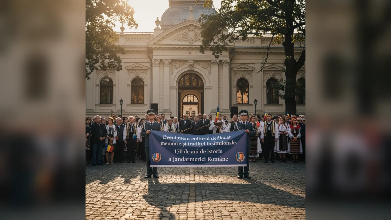Cultura și istoria Jandarmeriei Române sărbătorite la 170 de ani