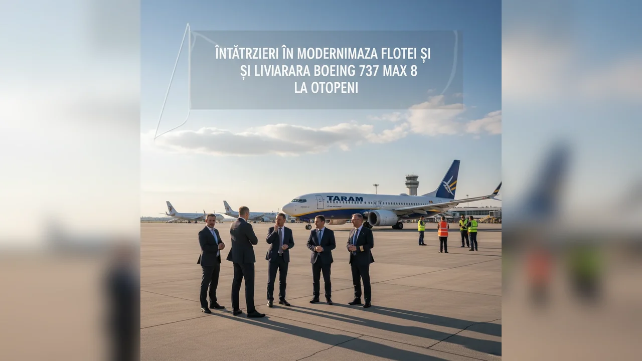 Întârzieri în planul TAROM de modernizare a flotei cu Boeing 737 MAX 8 la Otopeni (Ilfov)