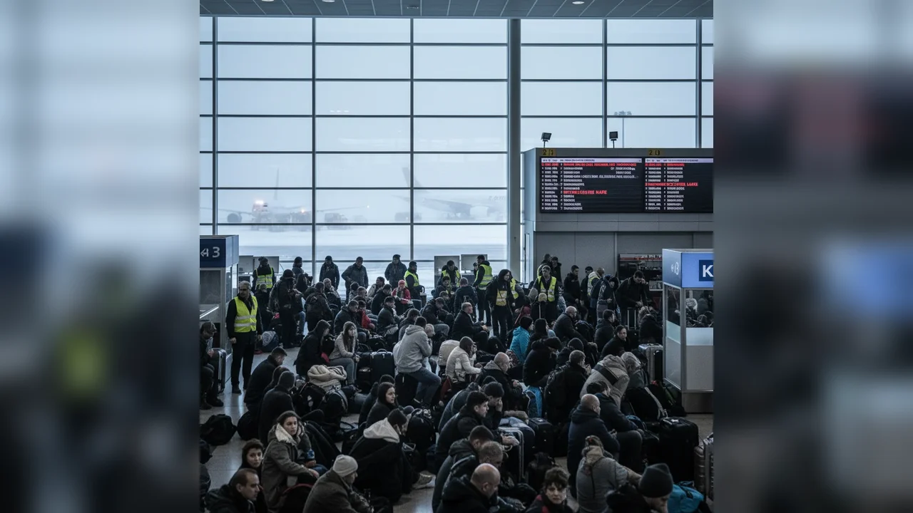 Întârzieri majore la zboruri pe Aeroportul Otopeni, în județul Ilfov, din cauza vremii și a unei defecțiuni tehnice