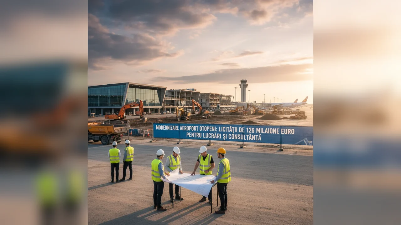 Investiții majore la Aeroportul Otopeni din Ilfov: licitații de 126 milioane euro pentru modernizare