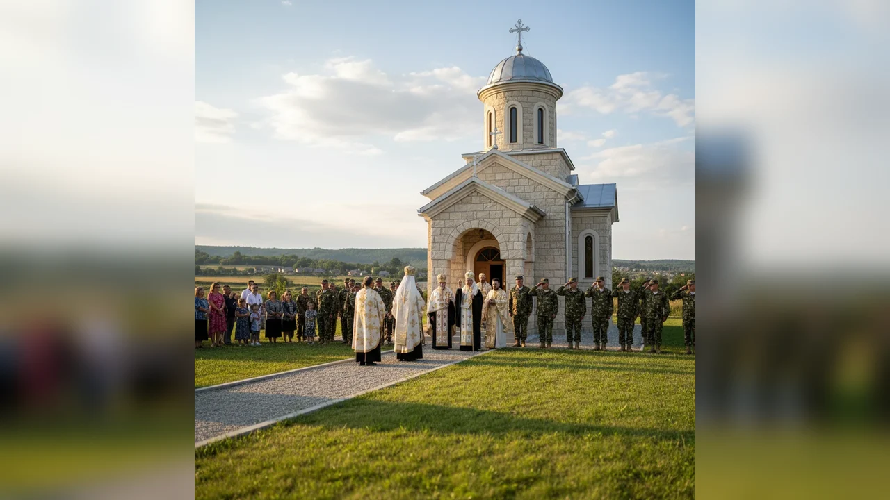 Nouă capelă militară sfințită în județul Ilfov în prezența militarilor