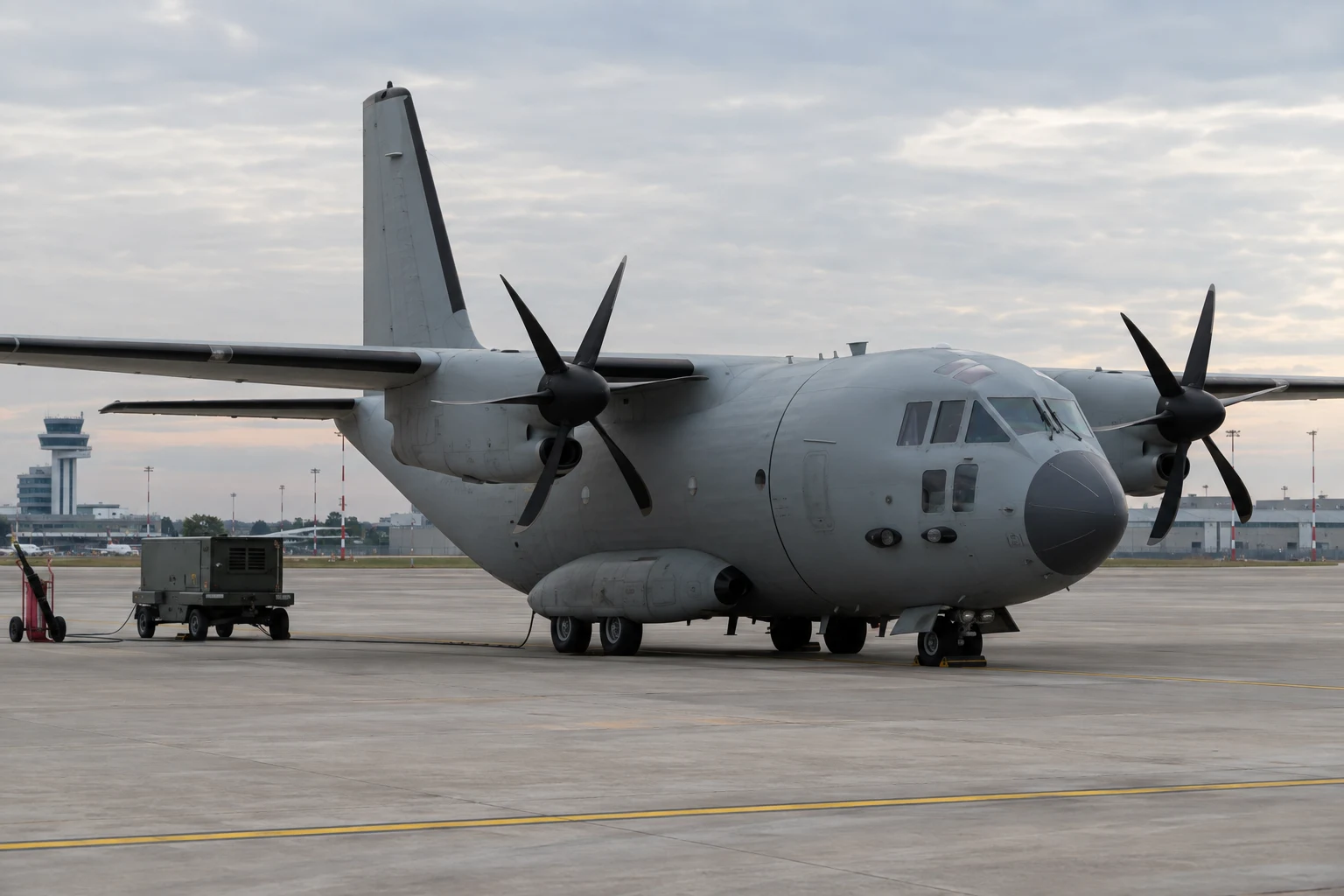 Otopeni: C-27J Spartan decolează spre Bruxelles cu un pacient cu arsuri