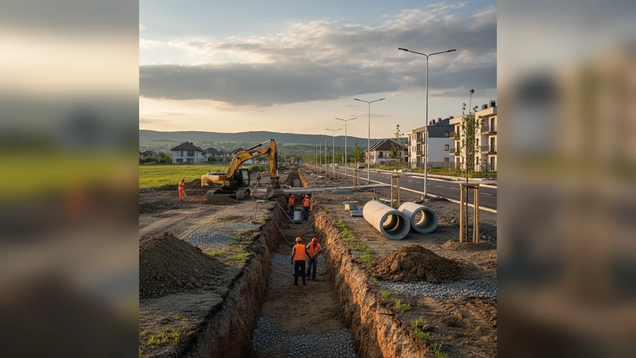 proiecte de peste 260 de milioane de lei pentru reţele de canalizare pluvială şi modernizarea iluminatului public
