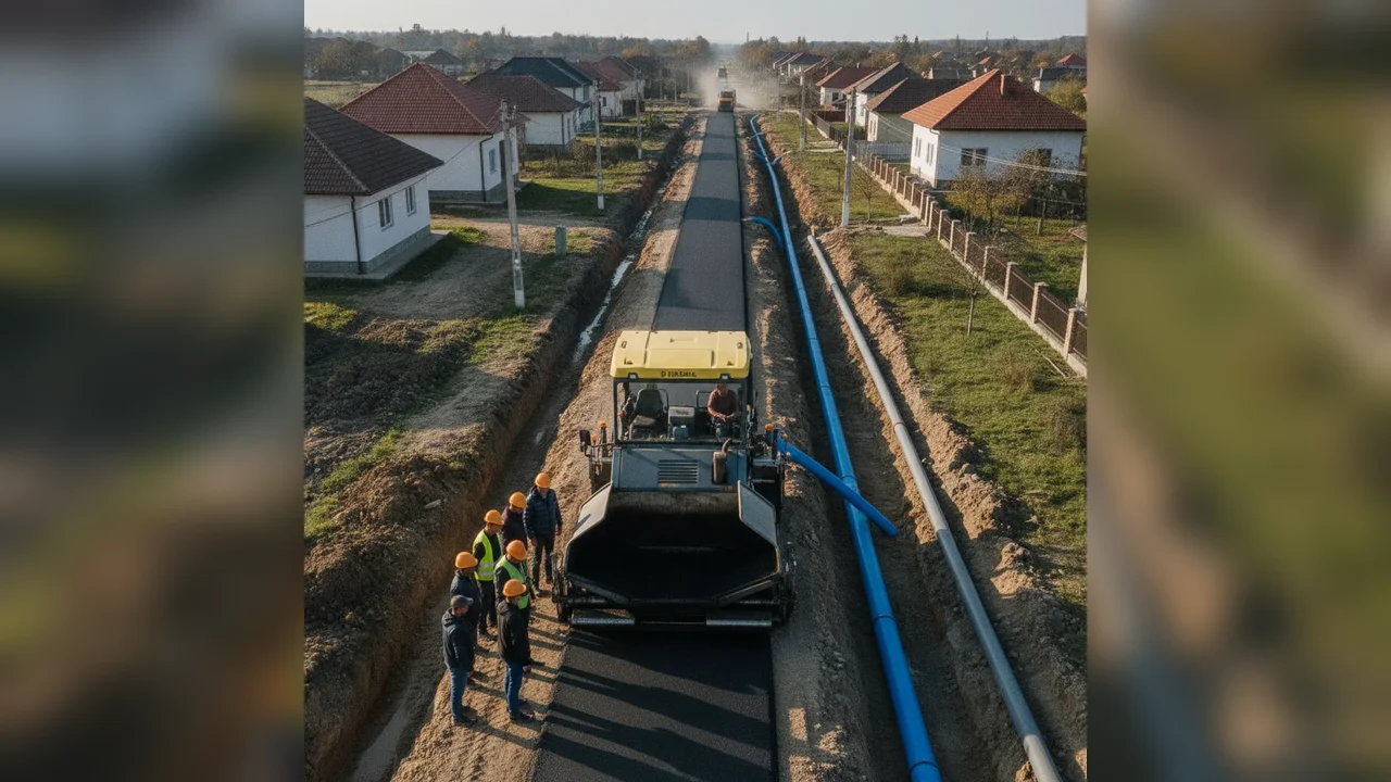 Toate străzile asfaltate până în 2028, investiție de 28 milioane lei