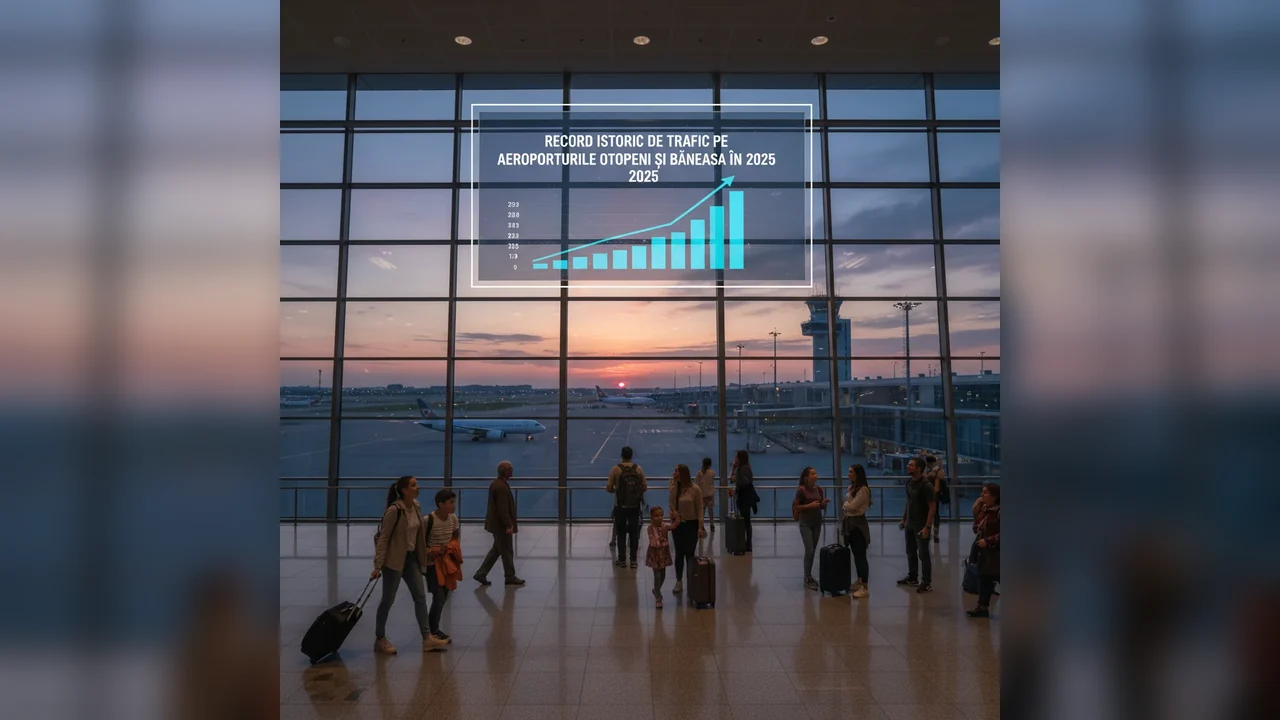 Trafic aerian record pe aeroporturile Otopeni și Băneasa în 2025, anunțat pentru județul Ilfov
