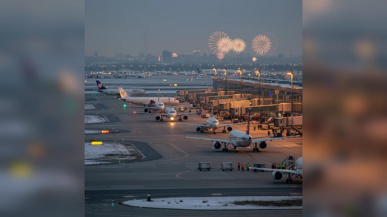 Trafic intens de Revelion pe Aeroportul Otopeni, în Ilfov: peste 200 de decolări într-o singură zi