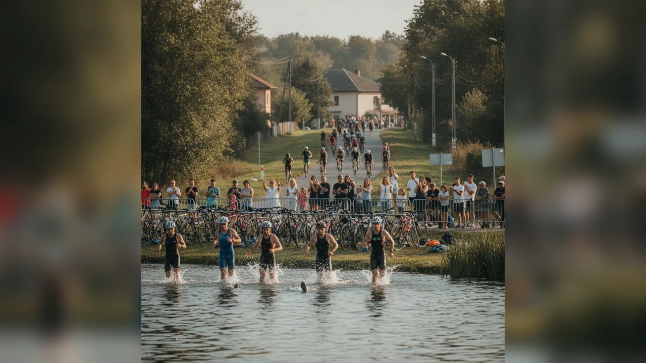 Triatlon Pantelimon: Peste 500 de participanți la ediția a III-a, cu Campionat Național