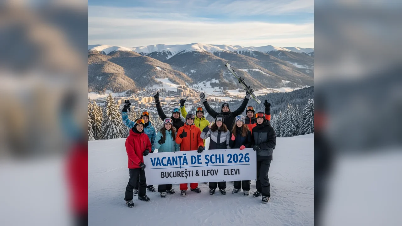 Vacanța de schi 2026 pentru elevii din București și județul Ilfov: perioada stabilită oficial